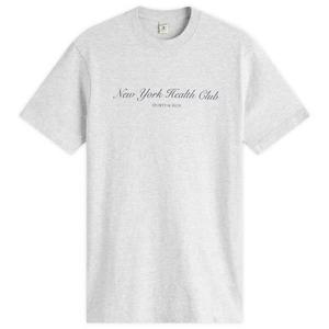 Футболка оздоровительного клуба Нью-Йорка Sporty & Rich, серый