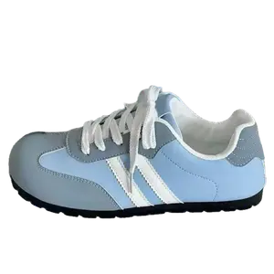 JimiXiong Женские повседневные кеды низкие черные и голубые, цвет Sky Blue