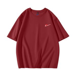 Футболка мужская Crew Neck Moderate Heavyweight WARRIOR, maroon