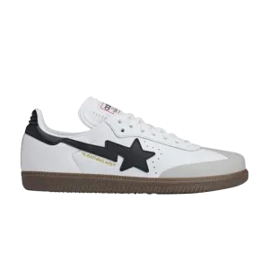 Кроссовки Adidas BAPE x Samba, White Black Gum