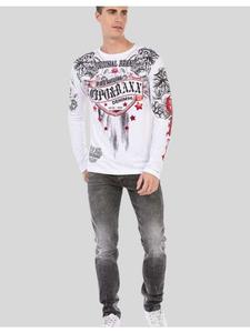Функциональный лонгслив Cipo & Baxx, белый