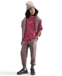 Детская спортивная футболка с коротким рукавом свободного кроя для девочек 7-16 лет Nike, Sweet Beet