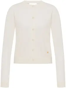 Кардиган тонкой вязки Moschino, белый