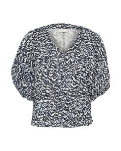 Блуза Kaffe Ruffalo, темно-синий