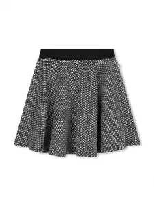 Жаккардовая юбка с монограммой BOSS Kidswear, черный