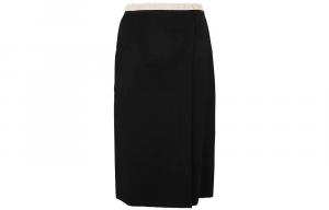 Повседневная длинная юбка женская черная Maison Margiela