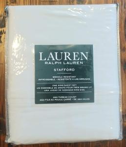 Ralph Lauren Комплект постельного белья Stafford, размер King, цвет Creme Caramel