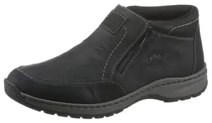 Зимние ботинки Rieker с молниями с обеих сторон, черный