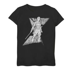 Футболка с рисунком и логотипом Marvel Black Widow Yelena для девочек 7–16 лет Marvel