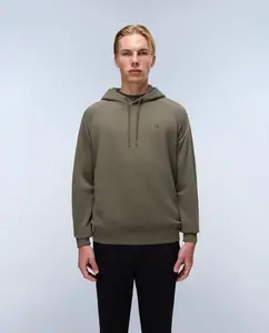 Мужская толстовка с капюшоном черного цвета Napapijri