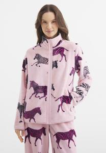 Флисовая куртка Chelsea Peers ZEBRA PRINT, Pink