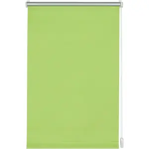 Рулонная штора с боковым механическим управлением EASYFIX Rollo Thermo ЭНЕРГОСБЕРЕГАЮЩАЯ затемняющая, энергосберегающая, установка с креплением/без крепления, свободно висящая, затемнение с термопокрытием Gardinia, Apfelgrün