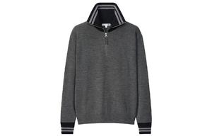 Jw Anderson Jw Anderson Co-Branded Series свитер мужской серый Uniqlo, серый