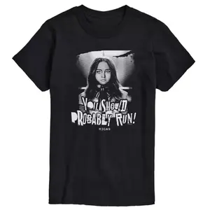 Мужская футболка с коротким рукавом и принтом m3gan, от которой, вероятно, стоит бежать! Licensed Character, черный