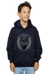 Толстовка «Черная пантера, сделанная в Ваканде» Marvel, темно-синий