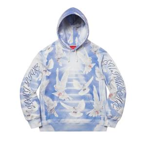 Толстовка Supreme Doves Hooded Sweatshirt, Blue