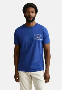 Футболка с графическим принтом Gant, College Blue