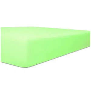 Простыня на резинке Kneer Vario-Stretch Oneflex для наматрасников высотой 4-12 см, качество 22, цвет мятный, 180х200 см Wäschefabrik Kneer e.K.
