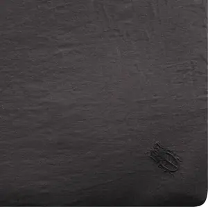 Простыня на резинке льняная Stay, цвет антрацит, размер 160x200x30 Zoeppritz