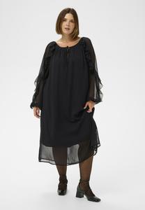 Платье Kaffe Curve MILANNA , Black Deep/Mottled Black