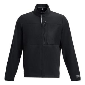 Куртка microfleece maxx jacket 'black' Under Armour, черный