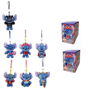 Disney, Stitch Marvel COSBI плюшевый кулон мистери бокс одиночный мистери бокс/полный бокс 6 шт TOP TOY