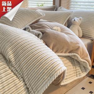 LUOLAI HOME Комплект постельного белья, 180 см, 4 предмета