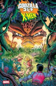 Godzilla vs X Men #1 Nick Bradshaw Monster Homage Var (Marvel Comics Entertainment)