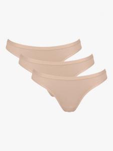 Go Daily хлопковые бикини трусики sloggi, Pack of 3, New Beige