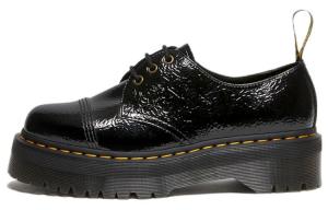 Dr.Martens Туфли Dr. Martens 1461 из состаренной лакированной кожи на платформе, черные, женские