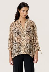 Блуза Soaked in Luxury ANAYA AMILY 3/4, Leopard Print/Light Brown