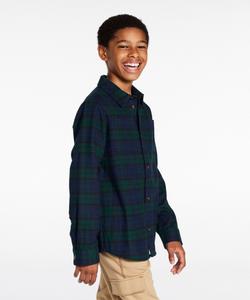 Детская фланелевая рубашка в шотландскую клетку (для детей постарше)