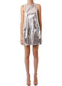 Платье Baby Doll в серебристом цвете AMYLYNN, серебряный