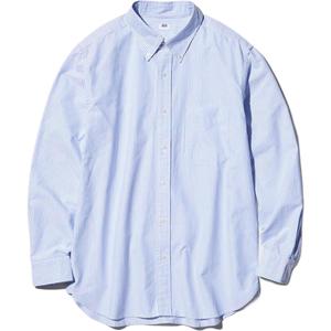 UNIQLO Рубашка унисекс королевского синего цвета