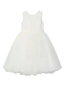 Платье с цветочной вышивкой Sarah Louise, белый