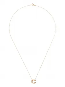 Бриллиантовое колье с буквой C из 18-каратного желтого золота Charlotte Chesnais, золотой