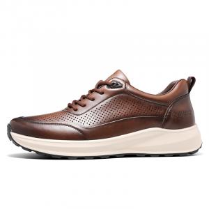 CARTELO Коричневые мужские повседневные кожаные туфли, цвет Brown