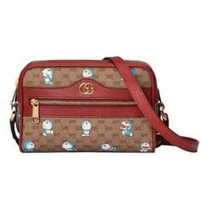 Сумка x doraemon mini bag 'ebony beige' Gucci, черный