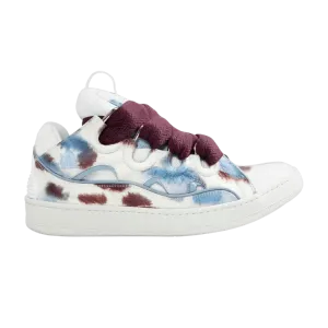 Кроссовки Lanvin Curb Sneakers 'Tie-Dye - Burgundy Blue', белый
