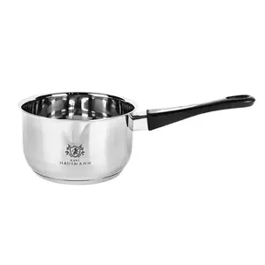 Кастрюля из нержавеющей стали 0,6 л с ручкой - индукционная газовая электрическая плита, маленькая Karl Hausmann