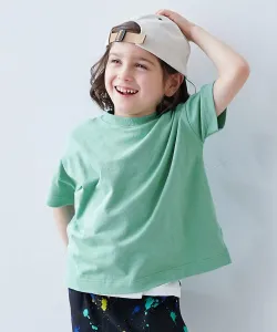 Футболка с коротким рукавом свободного кроя, 100% хлопок, немнущаяся, детская одежда, весна/лето 2016 Devirock, цвет Clear Mint