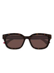 Солнцезащитные очки Gucci Eyewear в квадратной оправе, красный