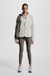 Спортивная куртка из флиса Тедди H&M, бежевый