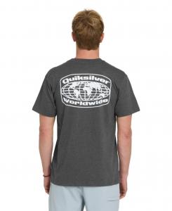 Мужская футболка Global Local Quiksilver, Charcoal heather