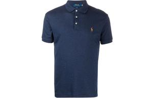 Поло с логотипом Polo Pony Polo Ralph Lauren, синий