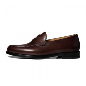 Повседневные лоферы из телячьей кожи для мужчин THOM WILLS, красный коричневый polished a1622