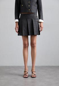 Юбка sandro RECOUPE, Gris/Marron/Grey