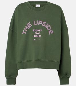 Хлопковая толстовка с логотипом Jetset Paloma The Upside, Deep Forest