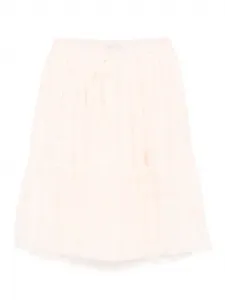 Пышная юбка с вышивкой Stella McCartney Kids, розовый