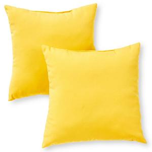 Greendale Home Fashions, 2 шт. Квадратные декоративные подушки для улицы, цвет Sunglow